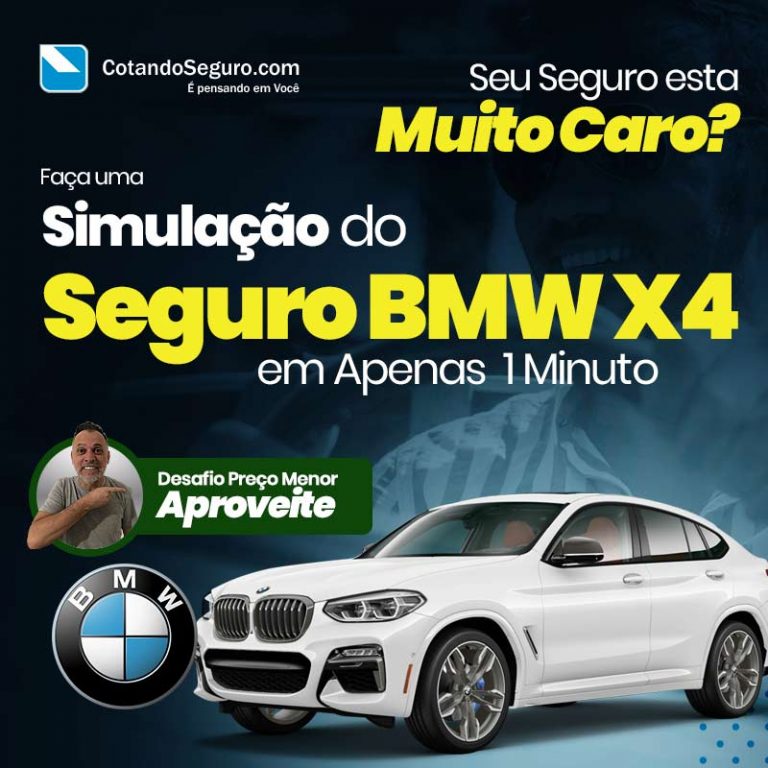 Seguro BMW X4, Valor Médio, Como Contratar, Benefícios